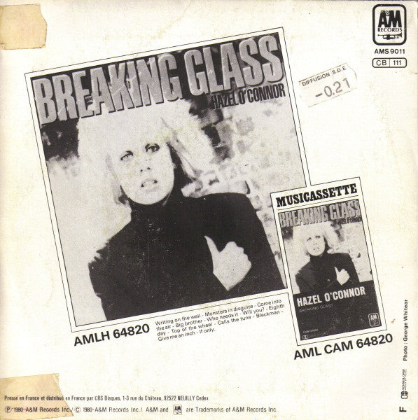 Hazel O'Connor : Will You? (7", Single)