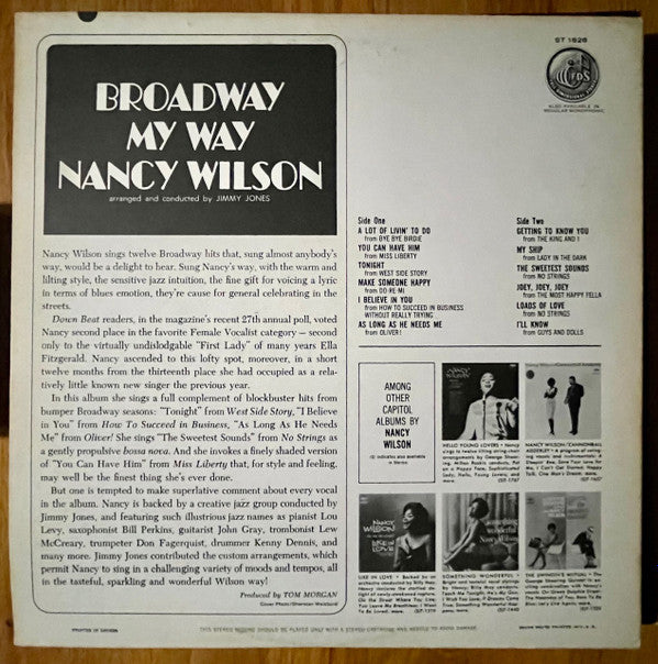 Nancy Wilson : Broadway - My Way (LP)