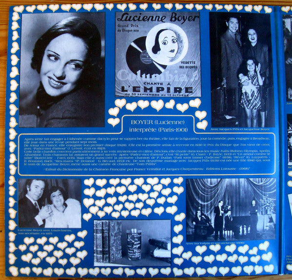Lucienne Boyer : La Dame En Bleu "Parlez Moi D'Amour" (2xLP, Comp, Gat)