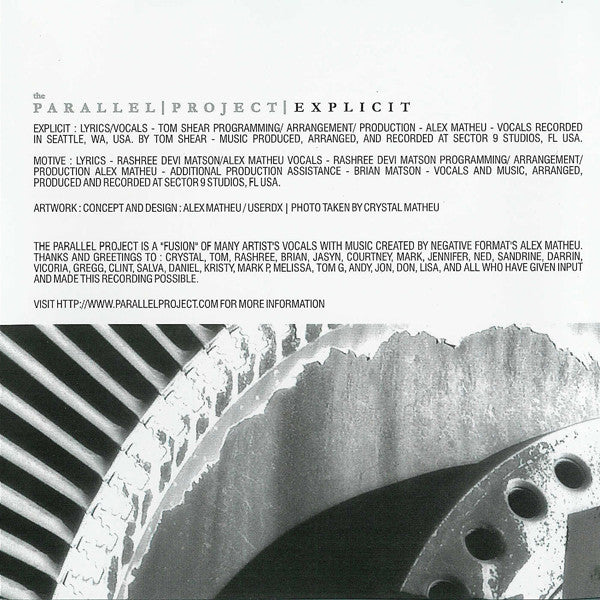 The Parallel Project : Explicit (CD, Single)