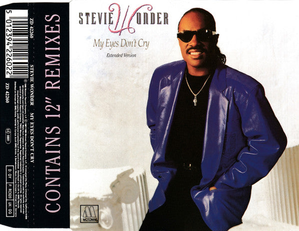 Stevie Wonder : My Eyes Don't Cry (CD, Maxi)