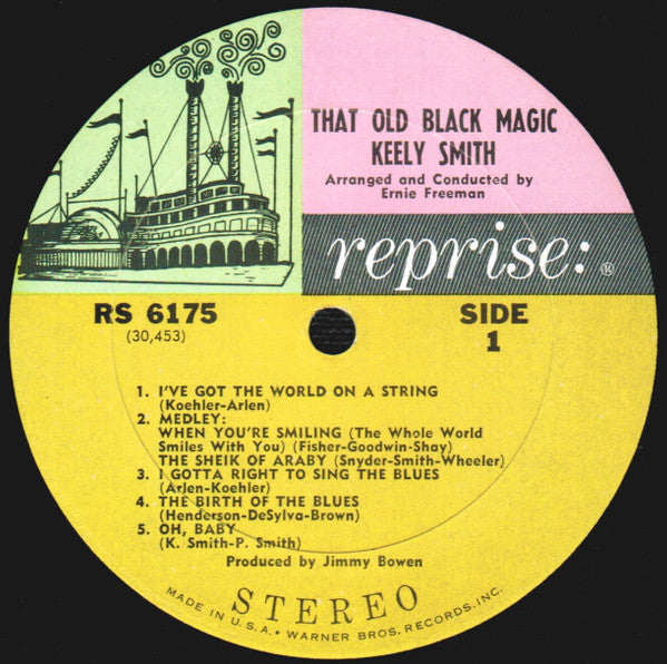 Keely Smith : That Old Black Magic (LP, Album, Pit)
