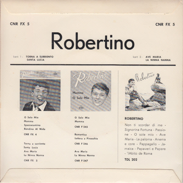 Robertino Loretti : Torna A Surriento (7", EP)
