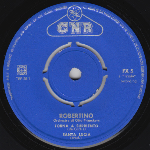 Robertino Loretti : Torna A Surriento (7", EP)