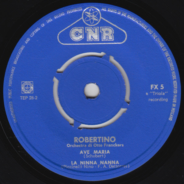 Robertino Loretti : Torna A Surriento (7", EP)