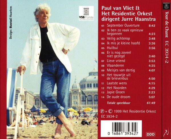 Paul van Vliet (2) & Residentie Orkest Dirigent Jurre Haanstra : Tour De Chant (CD, Album)
