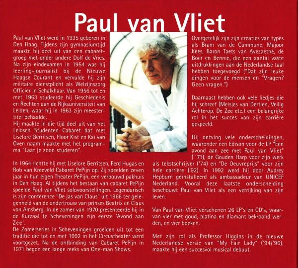 Paul van Vliet (2) & Residentie Orkest Dirigent Jurre Haanstra : Tour De Chant (CD, Album)