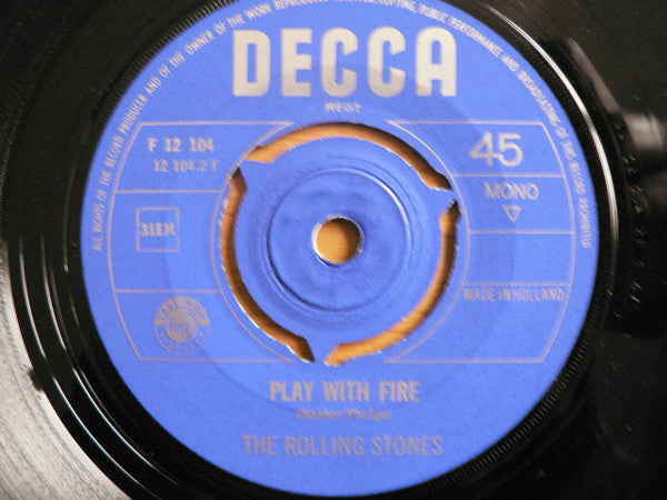 The Rolling Stones : The Last Time / Play With Fire (7", Single, Mono)