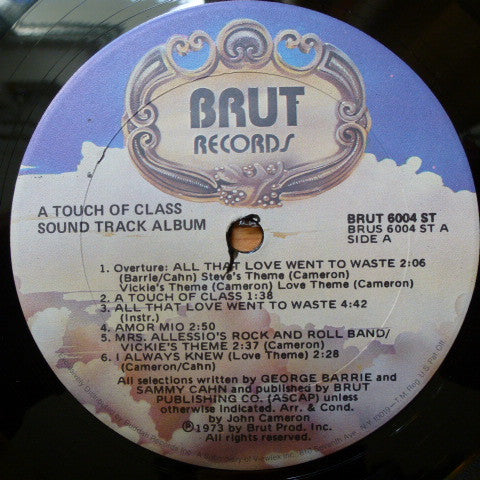 John Cameron (2) : A Touch Of Class (LP, Album)