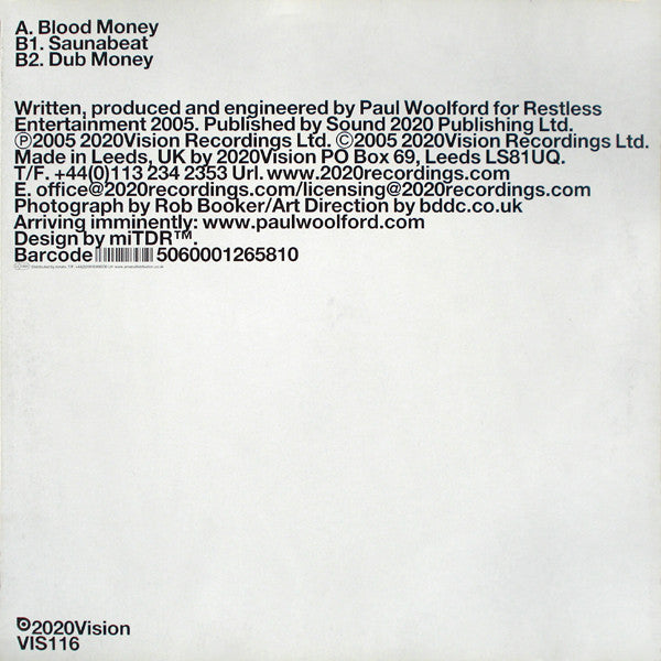 Bobby Peru : Blood Money (12")