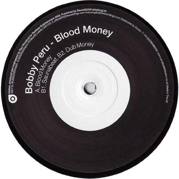 Bobby Peru : Blood Money (12")