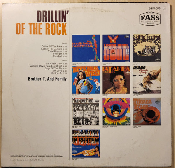 Brother T. And Family : Drillin' Of The Rock (LP)