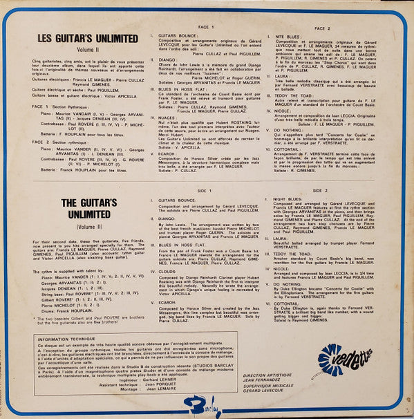 The Guitars Unlimited : Guitars Unlimited (LP, Album, Gat)