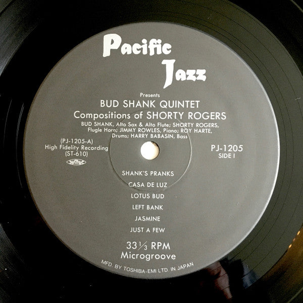 Bud Shank & Shorty Rogers & Bill Perkins : Bud Shank - Shorty Rogers - Bill Perkins (LP, Album, Mono)