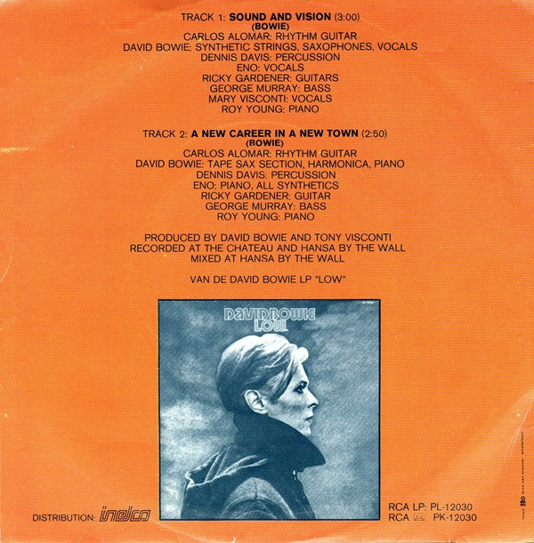 David Bowie : Sound And Vision (7", Single)