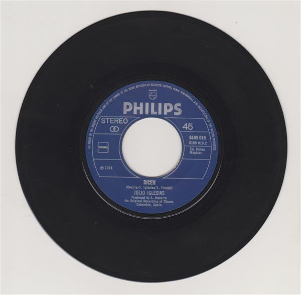 Julio Iglesias : Manuela  (7")