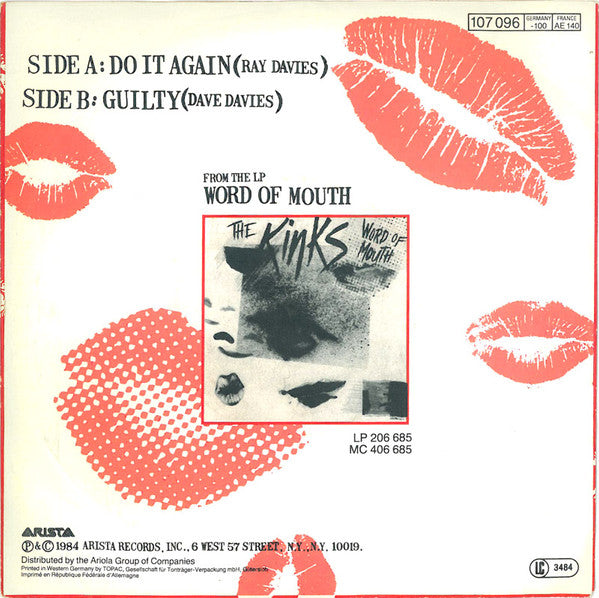 The Kinks : Do It Again (7", Single)