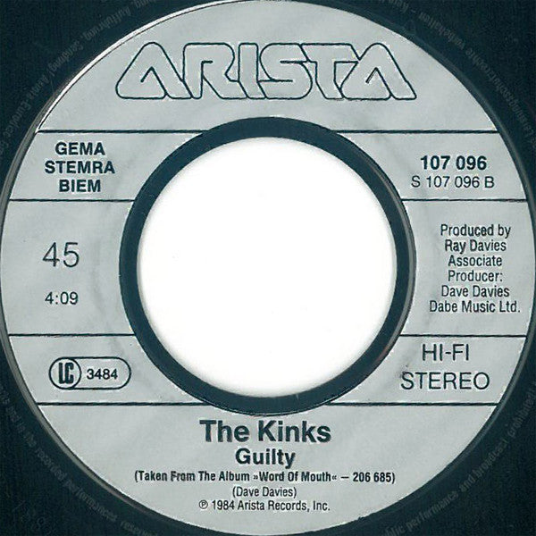 The Kinks : Do It Again (7", Single)