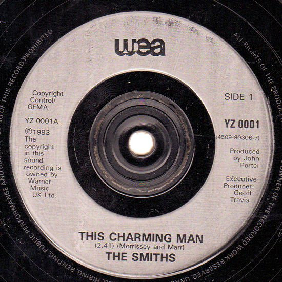 The Smiths : This Charming Man (7", Single, RE, Sil)