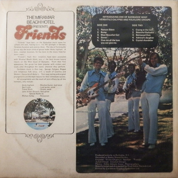 Friends (49) : Miramar Hotel Presents "Friends" (LP, Album)