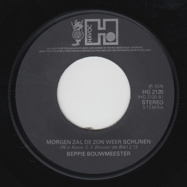 Beppie Bouwmeester : Moeder Laat Je Kindje Leven (7", Single)
