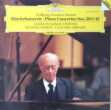 Wolfgang Amadeus Mozart, London Symphony Orchestra, Rudolf Serkin, Claudio Abbado : Klavierkonzerte • Piano Concertos Nos. 20 & 12 (LP)