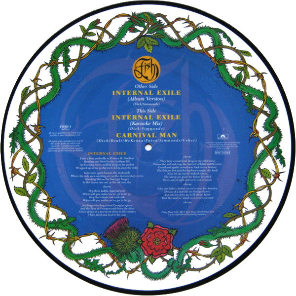 Fish : Internal Exile (12", Ltd, Num, Pic)