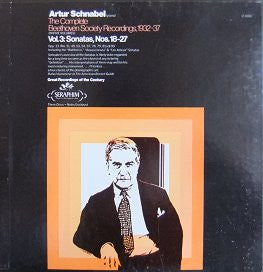 Artur Schnabel / Ludwig van Beethoven : The Complete Beethoven Society Recordings, 1932–37 / Vol. 3: Sonatas, Nos. 18–27 (3xLP, Comp, Mono + Box)
