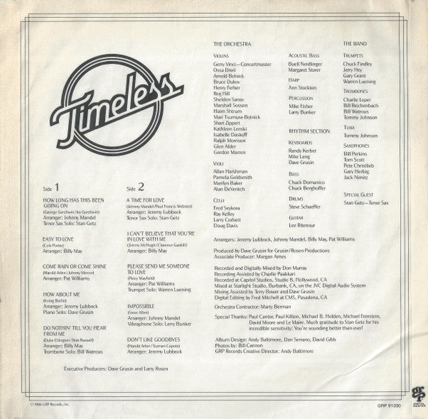 Diane Schuur : Timeless (LP)