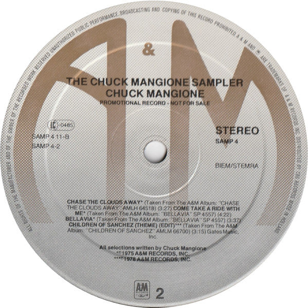 Chuck Mangione : The Chuck Mangione Sampler (LP, Comp)