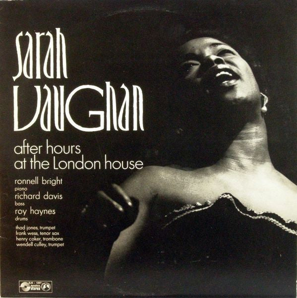 Sarah Vaughan : After Hours At The London House (LP, Album, RE)