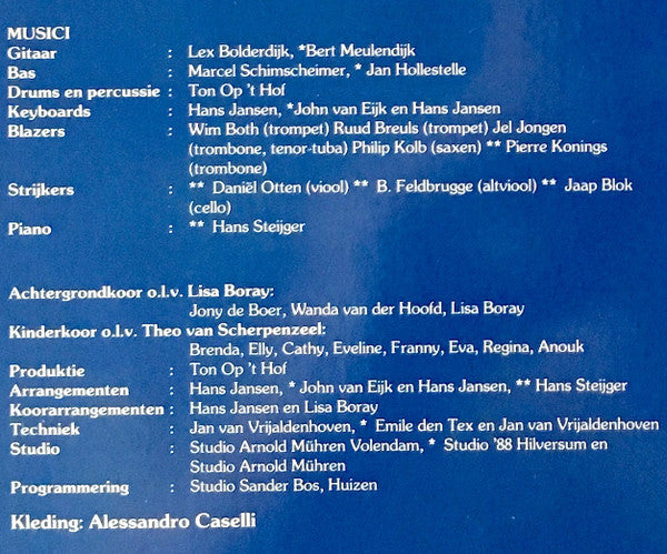 Jan Ten Hoopen : Eerlijk Zeggen (LP, Album)