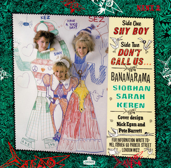 Bananarama : Shy Boy (12", Single, PRS)