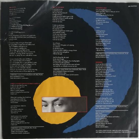 Chris Rea : Wired To The Moon (LP, Album)