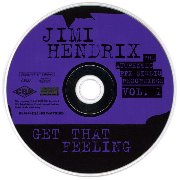 Jimi Hendrix : Get That Feeling (CD, Album, RM)