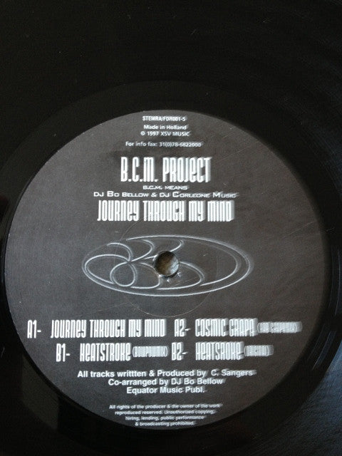 B.C.M. Project* : Journey Through My Mind (12")