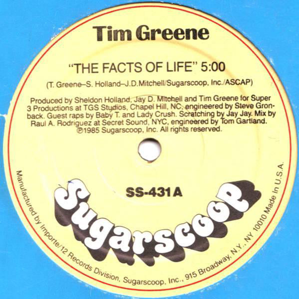 Tim Greene : The Facts Of Life (12")