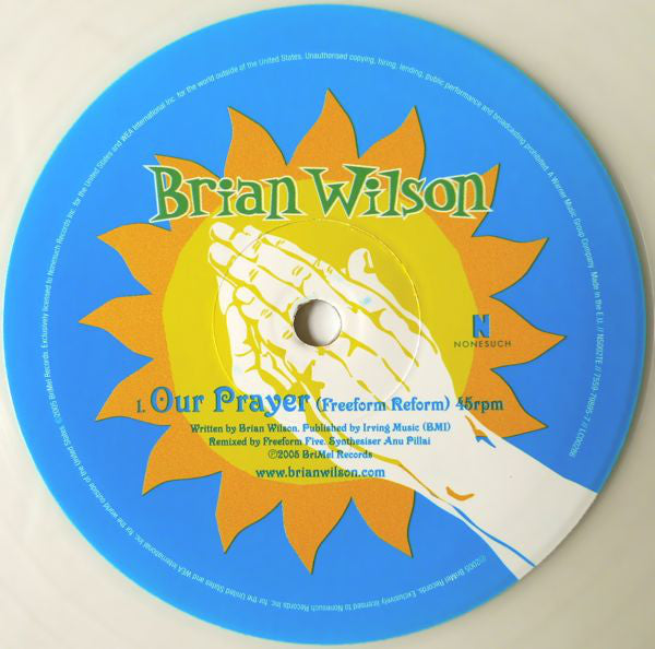Brian Wilson : Our Prayer (10", S/Sided, Cle)