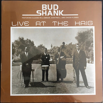 Bud Shank : Live At The Haig (LP, Album)