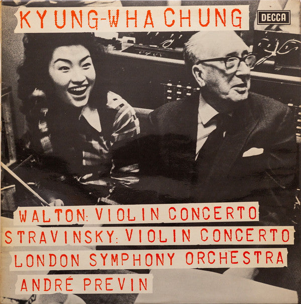 Sir William Walton / Igor Stravinsky - Kyung-Wha Chung, London Symphony Orchestra, André Previn : Violin Concertos (LP)