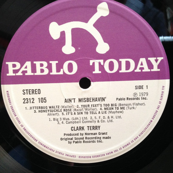 Clark Terry : Ain't Misbehavin' (LP, Album)