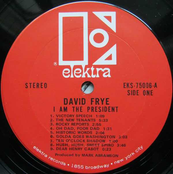 David Frye : I Am The President (LP, Album, Ter)