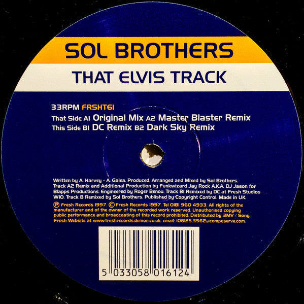 Sol Brothers : That Elvis Track (12")