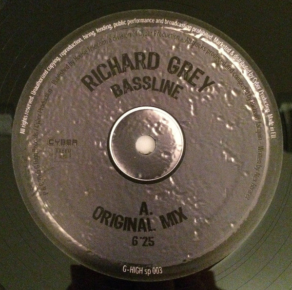 Richard Grey : Bassline (12")