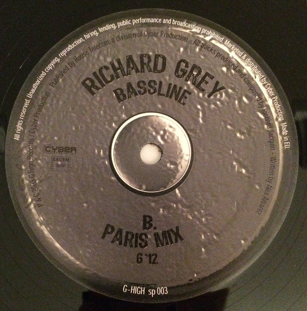 Richard Grey : Bassline (12")