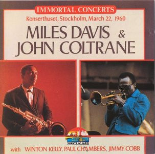 Miles Davis & John Coltrane : Konserthuset, Stockholm, March 22, 1960 (CD, Album)