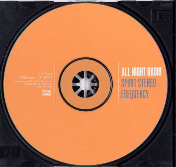 All Night Radio : Spirit Stereo Frequency (CD, Advance, Promo)