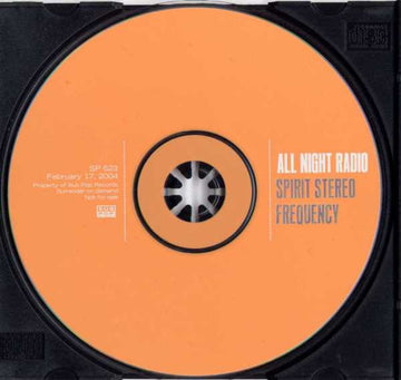 All Night Radio : Spirit Stereo Frequency (CD, Advance, Promo)