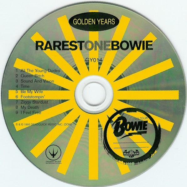 David Bowie : RarestOneBowie (CD, Comp)