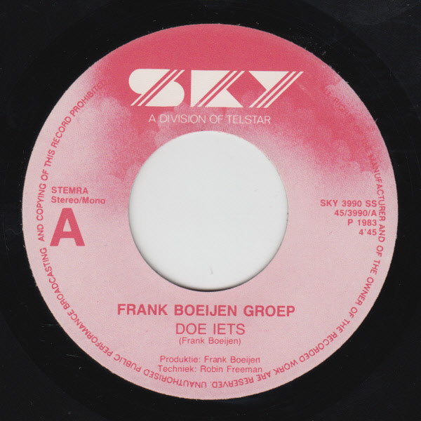 Frank Boeijen Groep : Doe Iets (7", Single)